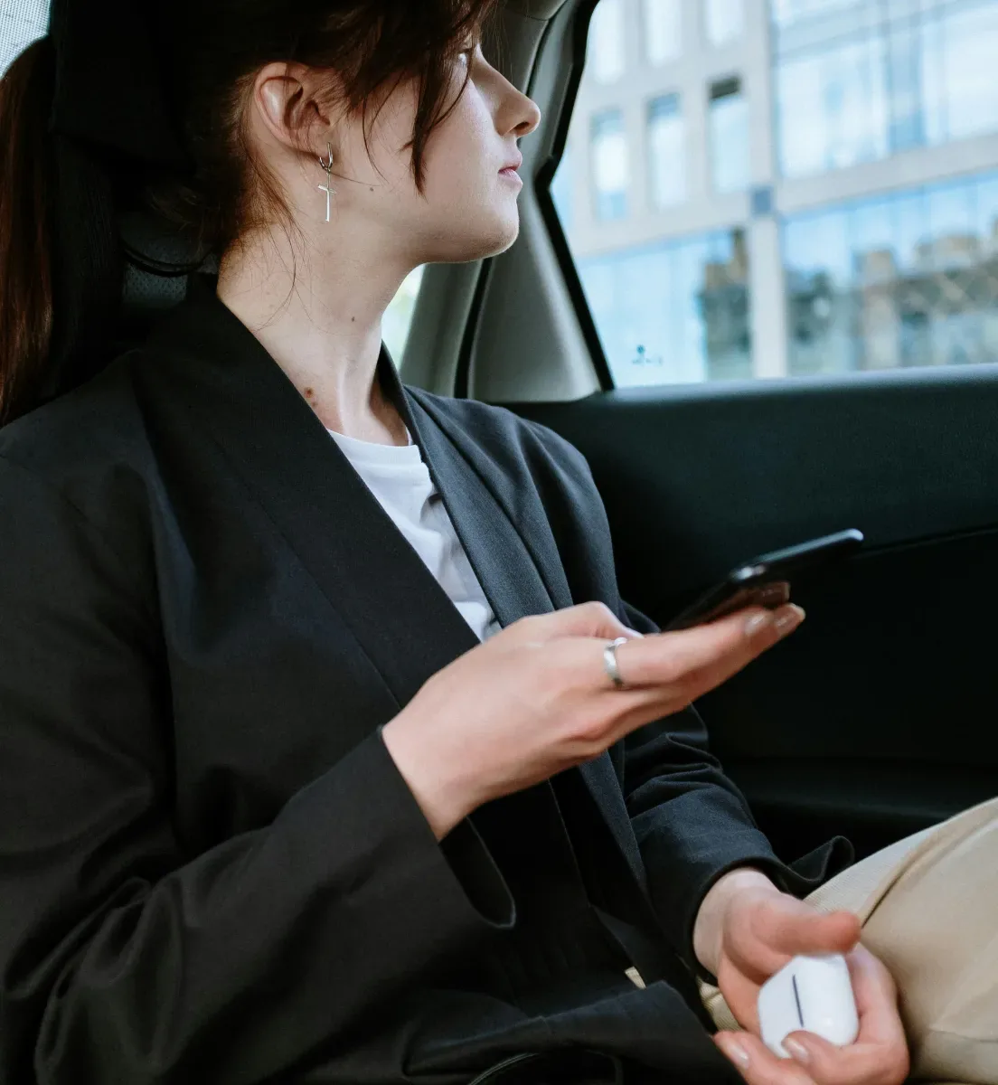 Passager professionnel en trajet